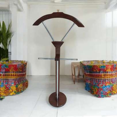 Mahogany Execotive Office Coat Hanger image 3
