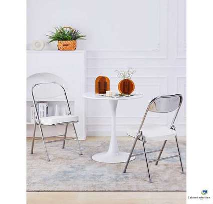Modern Design Round Durable MDF Mini Conference Table image 9