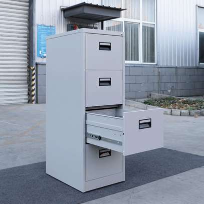 4-Drawer Metallic Filling Cabinet image 3
