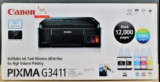 Canon Pixma G3411 Colour Printer Wi-Fi Print Copy Scan. image 1