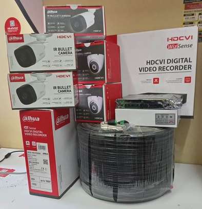4 CCTV Cameras Complete System Package Full Kit image 2