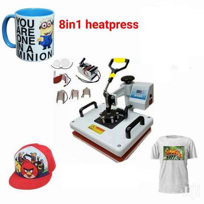 Heat Press Machine 8 in 1 combo Heat Transfer Printing. image 1