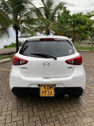 Mazda demio white 2016 image 4