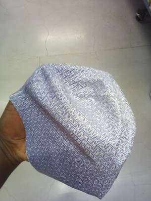 Light grey with white fade Silicone elastic swimming cap image 1