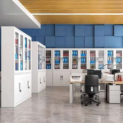 Office Cabinet: Half Glass Door Office Cabinet image 6