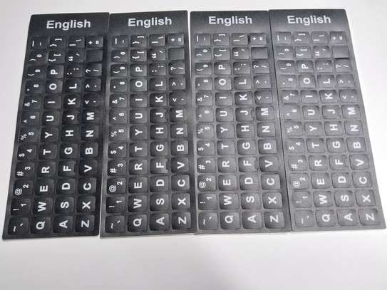 English Keyboard Stickers, Universal Keyboard Letters image 1