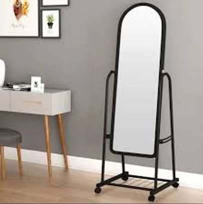 Black Metal Framed Home Dressing Mirror image 11