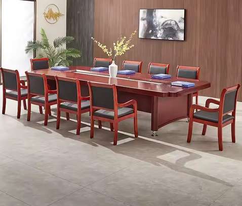 Boardroom Table : Mahogany Conference Room Boardroom Table image 9