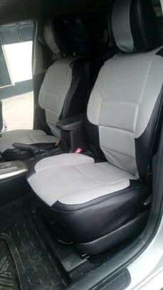 Synthetic leather car interior seats image 2