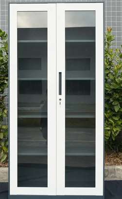 Office Cabinet; 2 Door Durable Glass Office Cabinet image 5