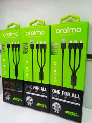 Oraimo Quality 2A Type C, Micro USB And Lightning 3 In 1 Cab image 2