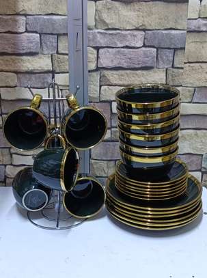 High quality 24pcs set ceramic Dinner sets image 1