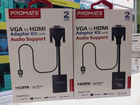 Promate-V2H VGA to HDMI Adapter Kit image 3