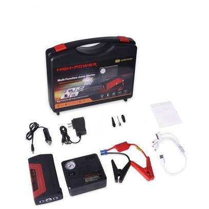 Emergency, Portable Car Jump Starter Kit With Tyre Inflator / Air Compressor image 1