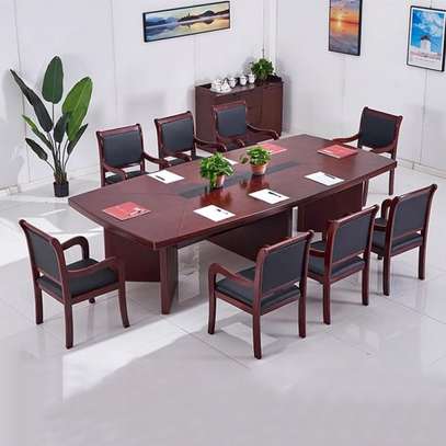 8 Seater Mahogany Boardroom Table image 5