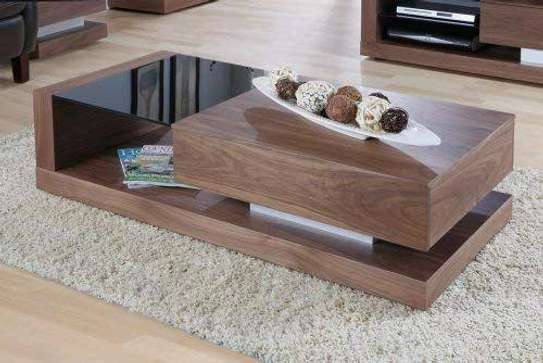 Wooden coffee table image 1