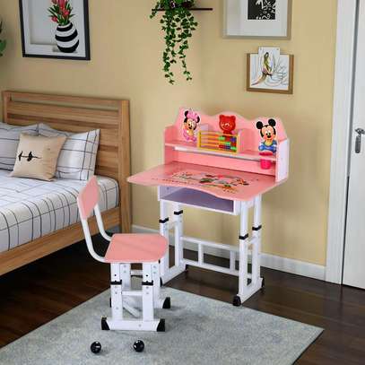 High-Quality Modern Cartoon School Desk and Chair Set image 6