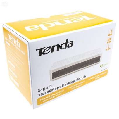 Tenda S108 8 Port 10/100Mbps Desktop Switch image 1