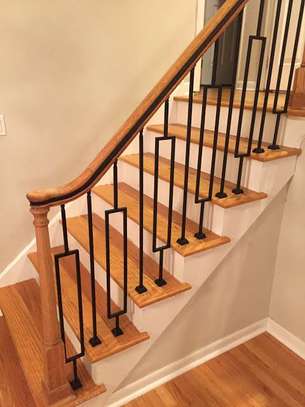Handrails -mahogany for stairs and wall mountings image 1