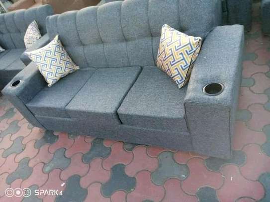 Ready Made 3 Seater Sofa With Cup Holders in Ngara PigiaMe