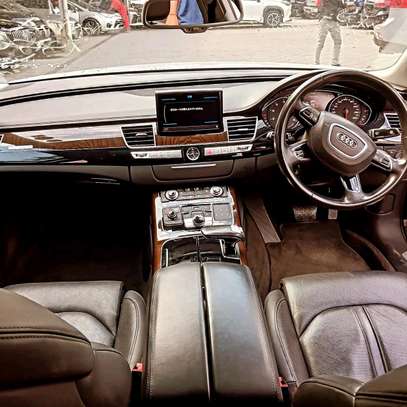 Audi A8 white colour 2018 sunroof image 1