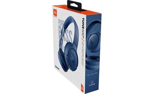 JBL Tune 500bt Wireless Headphones in shop(Pure bass)+Noise cancellation image 2