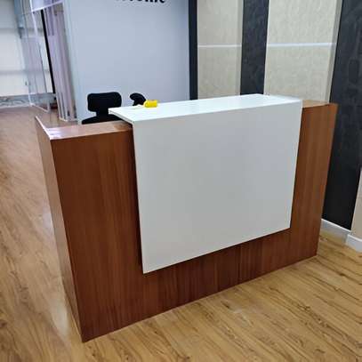 Reception Desk: 2.4m Counter, Welcome Clients In Style image 1