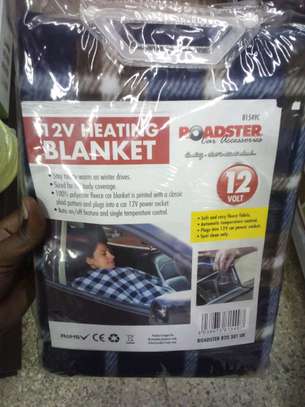 Car heated Polyester fleece Blanket image 2