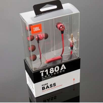 JBL T180A Universal 3.5mm In-ear Stereo Superbass Wired Earphones image 5
