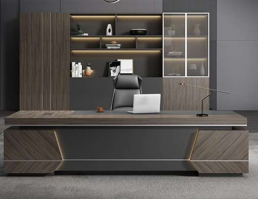 Office Desk: L-Designed 2400mm CEO Desk image 2