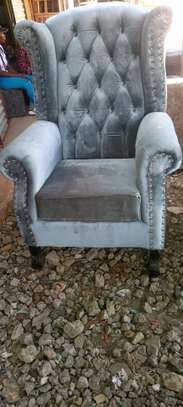 Quality wing chair made by hardwood image 1