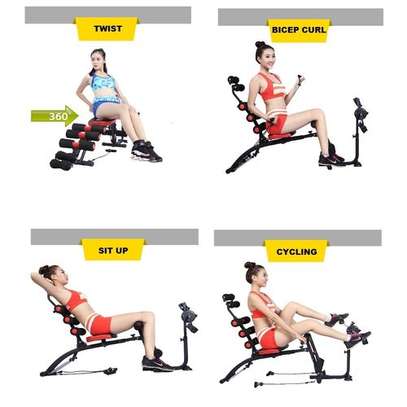 Six Pack Care Six Pack ABS Fitness Bench Machine With Pedals image 1
