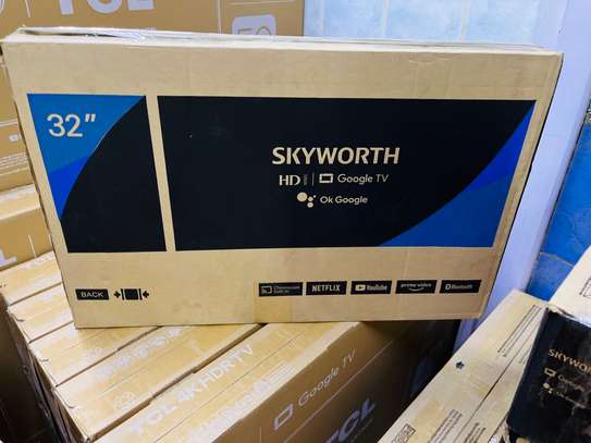 SKYWORTH 32 INCHES SMART ANDROID FRAMELESS TV image 1