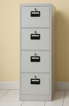 Office Cabinet: Four-Tier Filing Cabinet image 1