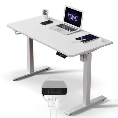 Height adjustable electric standing desk image 8