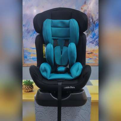 Reclining Forward+Rear Facing Baby Car Seat With Base 0-7yrs image 1
