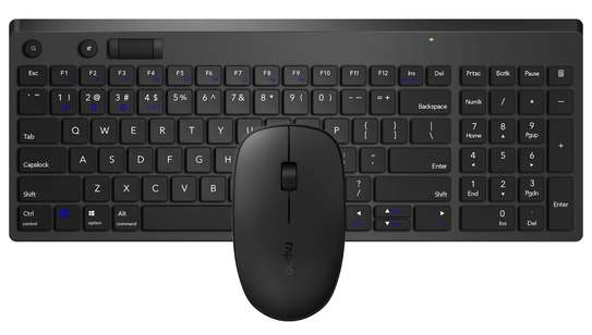 Rapoo 8050T keyboard and mouse set Wireless and Bluetooth image 1