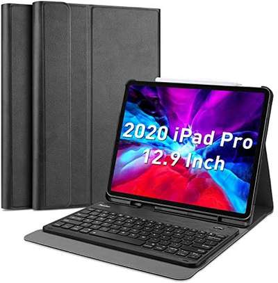 Smart Wireless Detachable Bluetooth Keyboard with Stand Case Cover For Apple iPad Pro 12.9" [2018/2020] image 1