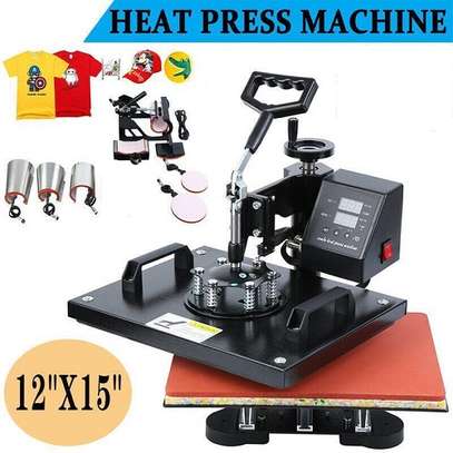 Combo 8 In 1 Multi-function Sublimation Heat Press Machine image 1