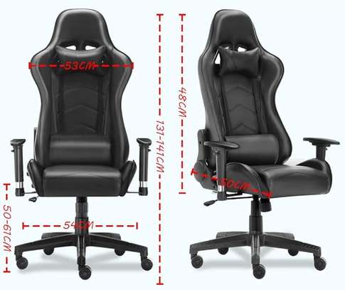 High-back Ergonomic Leather Gaming Seat image 4