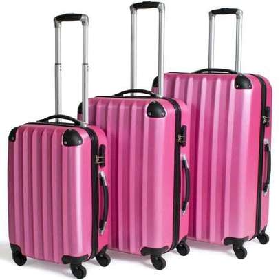 3 in 1 plastic suitcases image 1