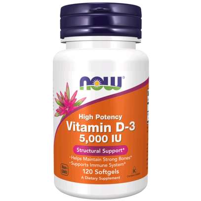 Now Vitamin D3 5000iu 240 soft gels image 1