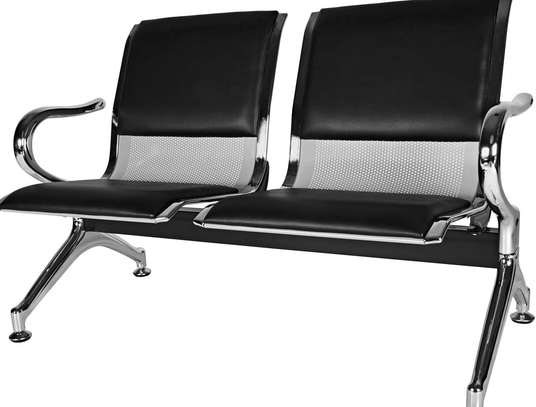 Office Bench: Waiting Two-Link Classic Padded Bench image 5