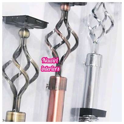 Metallic long lasting curtain rods (durable) image 1