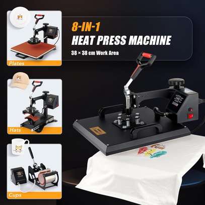 Multipurpose Combo Kit Sublimation Heat Press Machine image 3