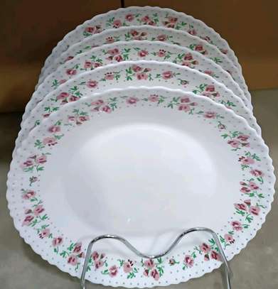 6Pcs Ceramic Dinner plates. image 4