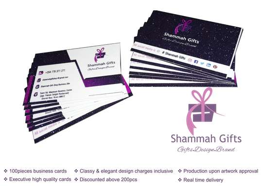 Top-notch design, and executive business cards printed and design image 1