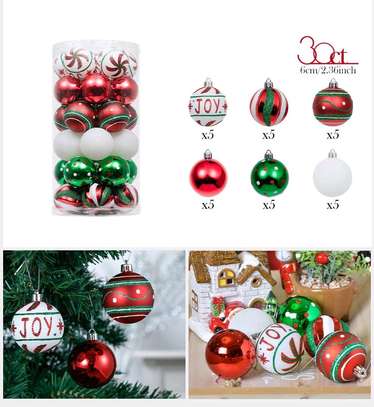 30pcs Christmas tree balls image 2