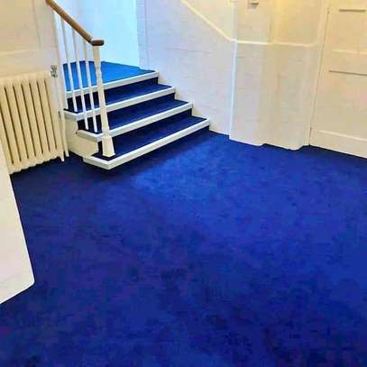 BLUE WALL TO WALL CARPET image 3
