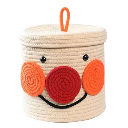 Cotton Rope storage/Nursery decor/toy organiser Basket image 3